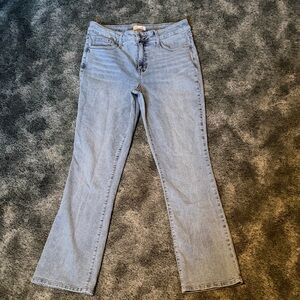 Classic Light Blue high rise slim boot Leg Women's Jeans